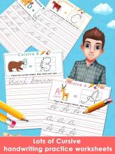 Kids Learn Cursive Writing  Cursive For Toddlers截图5