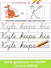 Kids Learn Cursive Writing  Cursive For Toddlers截图2