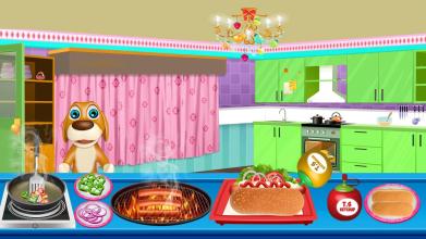 Cute Pets Kitchen Cooking Fast Food Restaurant截图1