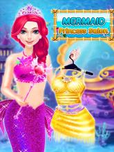 Mermaid Princess Fashion Doll Makeup Salon截图3