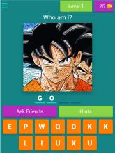 The DBZ Character Quiz截图4