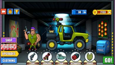 Aliens Fight Crazy Truck Racer截图2