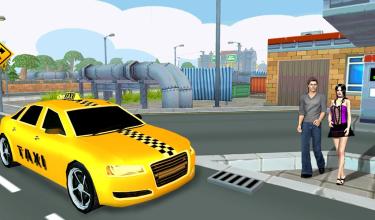 City Taxi Driving 3D截图2