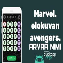 Marvel elokuvan avengers arvaa nimi截图1