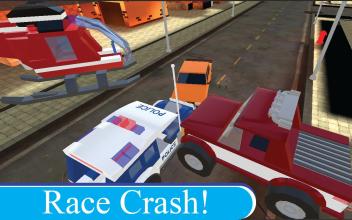 Race Trucks Cars Helicopters and Tanks in city截图2