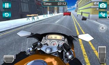 Highway Traffic Rider Bike Racing 2019截图2