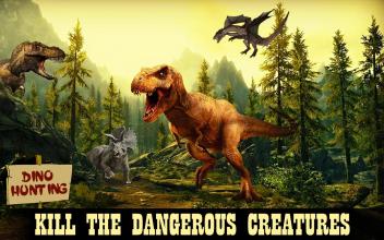 T Rex Hunter Dinosaur City Dino Hunting Game截图2