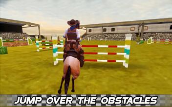 Derby horse Riding Finish Quest Race Jump截图4