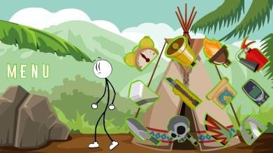 Stickman deserted island截图2