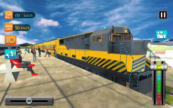 Passenger Train Sim  Game 2019截图1