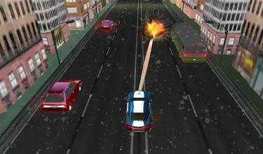 Police Shooting Car Racing 3d截图1