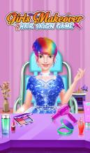 Girls Makeover Hair Salon Game截图3