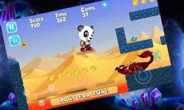 panda new games  jungle adventure截图1