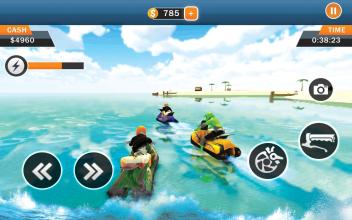 Floating water racing surfer – stunts floating run截图4