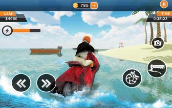 Floating water racing surfer – stunts floating run截图5