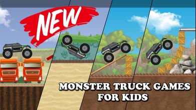 Monster Truck Games 2019  Car Challenge For Kids截图1