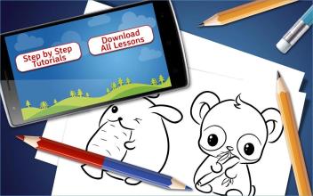 How to Draw Kawaii Step by Step Drawing App截图2