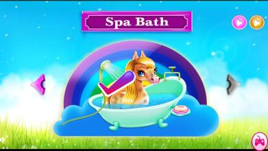 Magic Unicorn Cute  Beauty Salon Games截图5