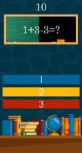 1 + 2 is 3  challenging math game截图1