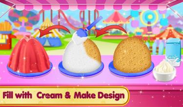 Doll Ice Cream Cake Baking 2019 World Food Maker截图2