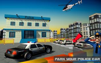 Highway Police Car Parking 3D Stunt Parking截图5