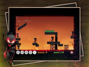 Ninja Games Stupid Stickman vs Ninja Warrior截图1