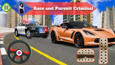 Police Car Pursuit in City  Crime Racing 2019截图1
