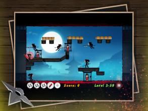 Ninja Games Stupid Stickman vs Ninja Warrior截图5