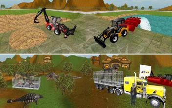 Dino Park Construction  Dinosaur World Maker截图5