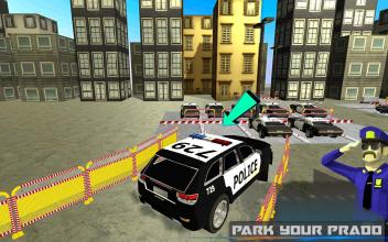 Highway Police Car Parking 3D Stunt Parking截图3
