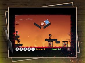 Ninja Games Stupid Stickman vs Ninja Warrior截图3