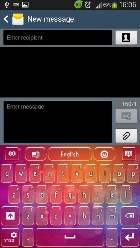 GO Keyboard Colored Theme截图2