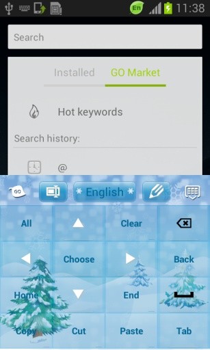 冬季雪键盘为GO截图11