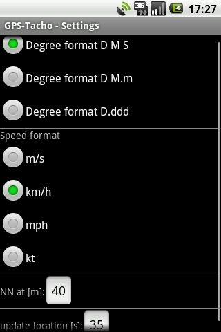 GPS-Tacho截图5