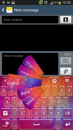 GO Keyboard Colored Theme截图1