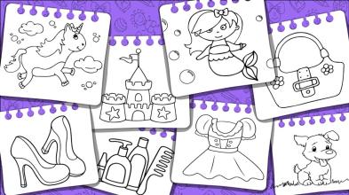 Princess Coloring Book & Games截图1