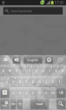 GO Keyboard Silver截图1