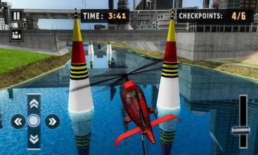 Heli Racer: Flying Helicopter Racing Game截图2