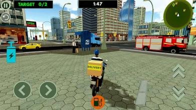 City Courier Moto Delivery Rider截图5