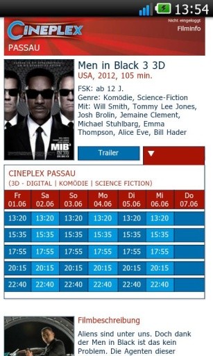 CINEPLEX Kinoprogramm截图4