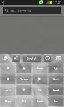 GO Keyboard Silver截图6