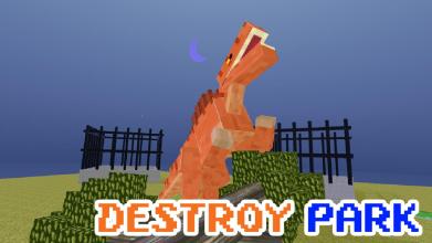 Blocky Dino Park Spino Strike截图1