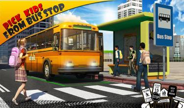 Schoolbus Driver 3D SIM截图5