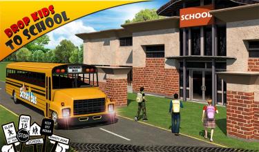 Schoolbus Driver 3D SIM截图4