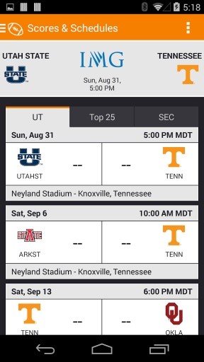 Tennessee Volunteers Gameday截图5