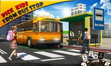 Schoolbus Driver 3D SIM截图1