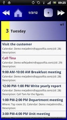 Calendar Pro/en - test version截图2