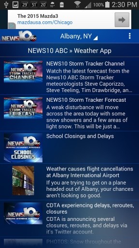 Storm Tracker - NEWS10 Weather截图4