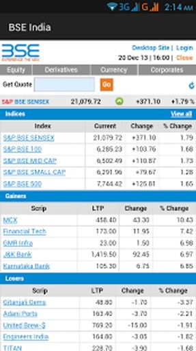 NSE BSE Live Stock Quotes截图3