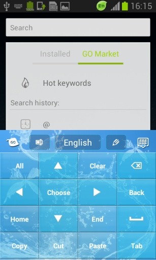 水蓝色键盘GO截图5